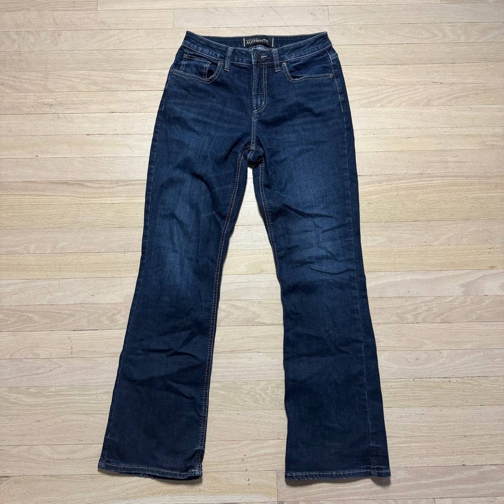Silver Jeans Co Authentic Y2K Curvy High Rise Bootcut 28x29 Dark Wash